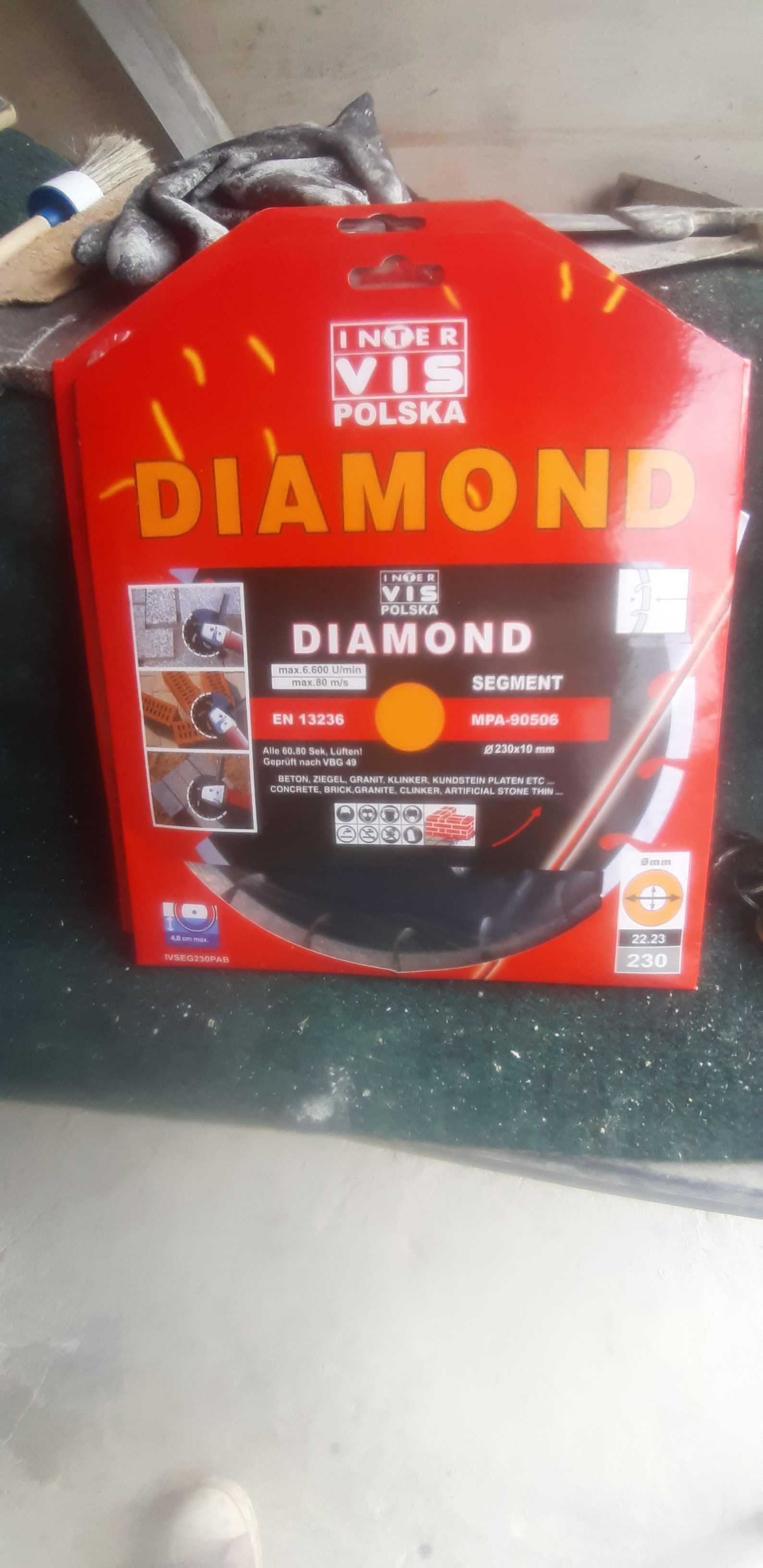 Tarcza 230 diamentowa segmentowa 230