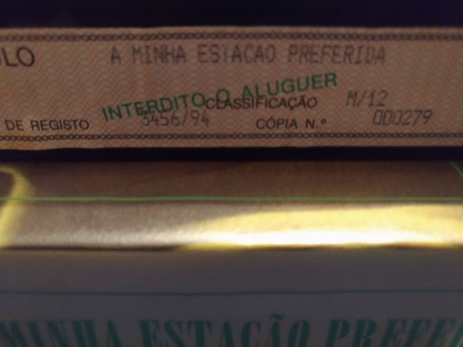 Filme Francês em VHS (A Minha Estaçāo Preferida - André Téchiné)