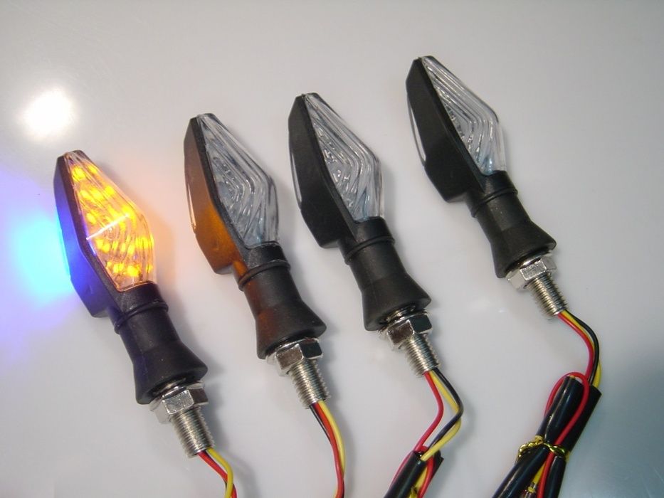 Piscas LED universais para mota