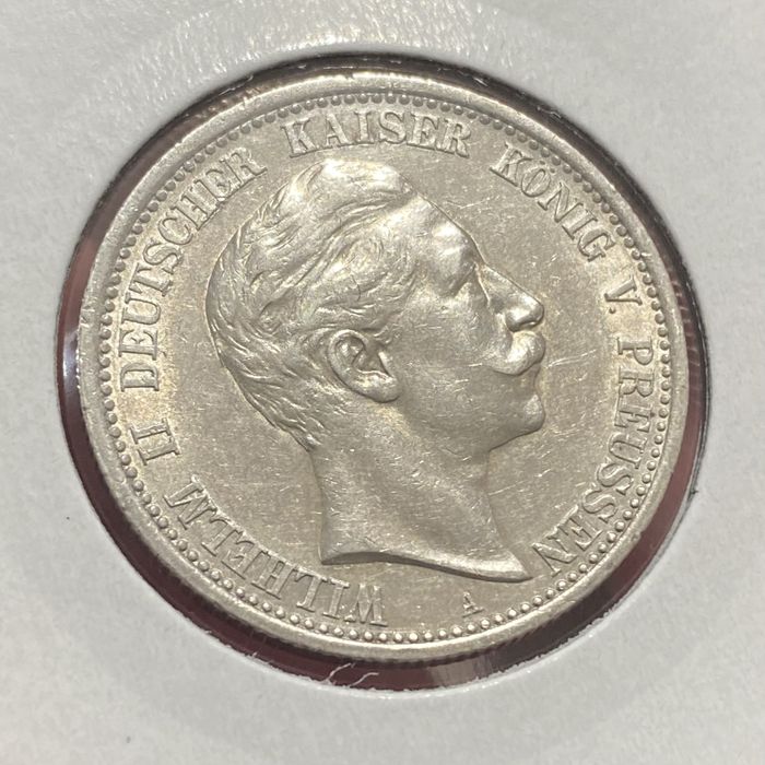 2 марки 1907 года. Вильгельм II Пруссия