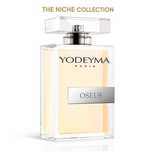 Perfumes Yodeyma tamanhos variados.