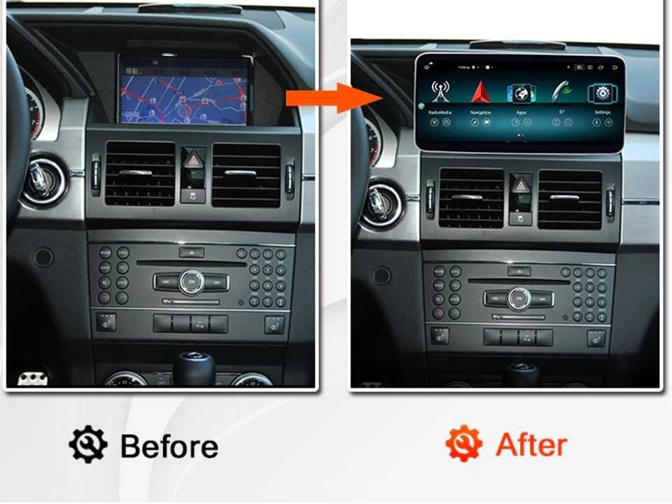 Premium Radio samochodowe Android Benz GLK NTG 4.0 (10.25'') 2009-12