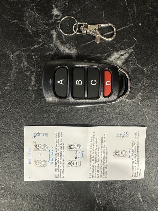 Універсальний пульт для воріт, шлагбаума код 433МГц