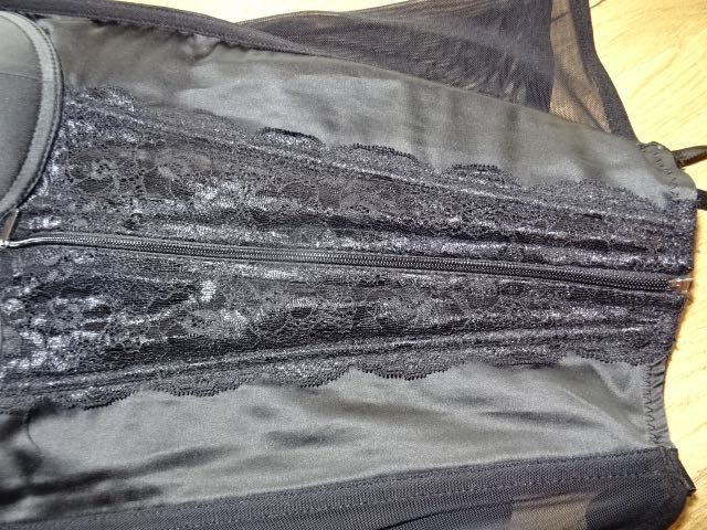 Lovehoney piękny gorset na zamek nowy S