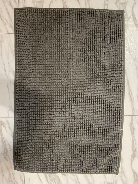 Dywaniki maty łazienkowe szare antracyt komplet 4 szt.