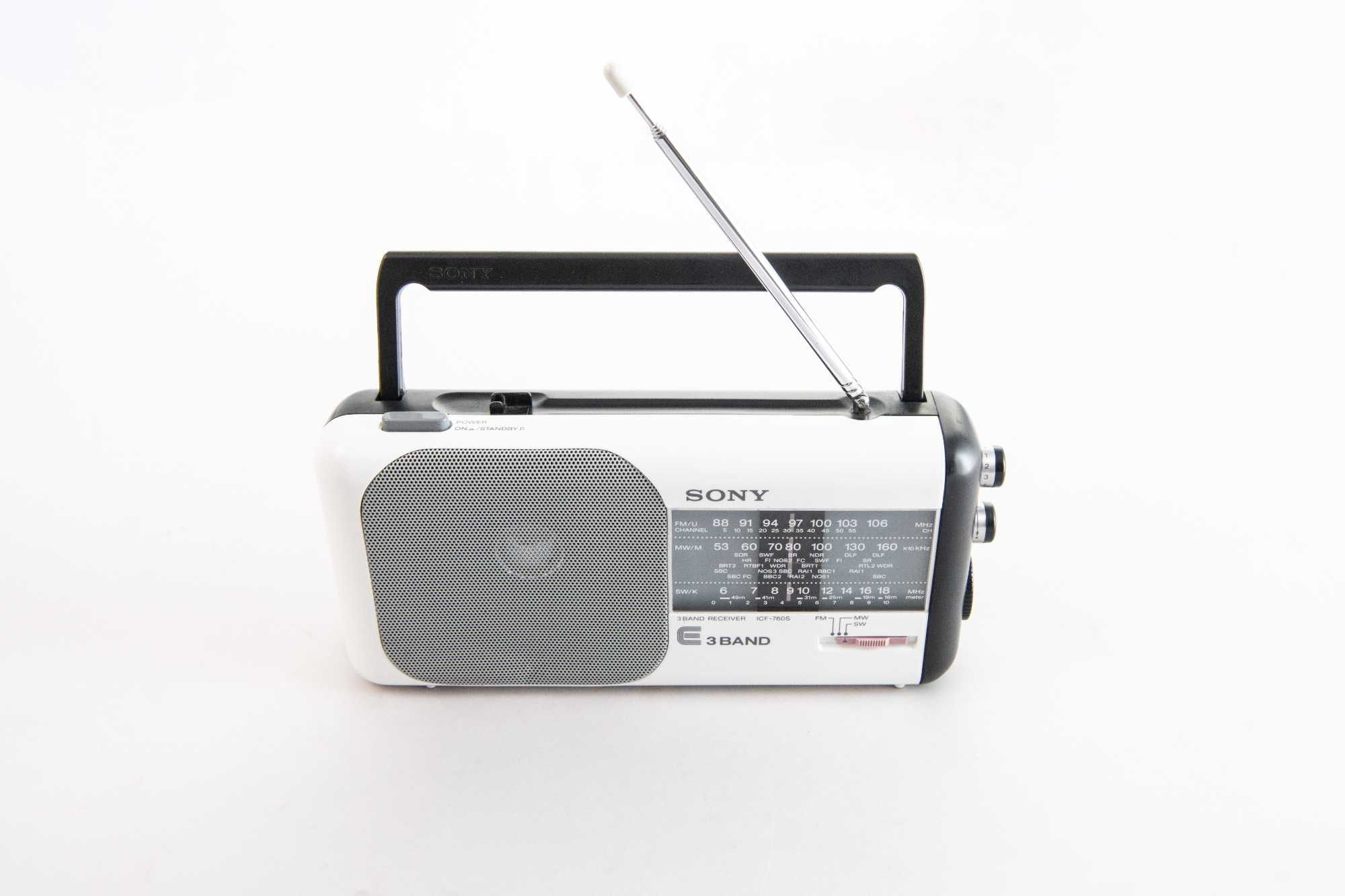 Przenośne radio 3-pasmowe SONY ICF-760S białe