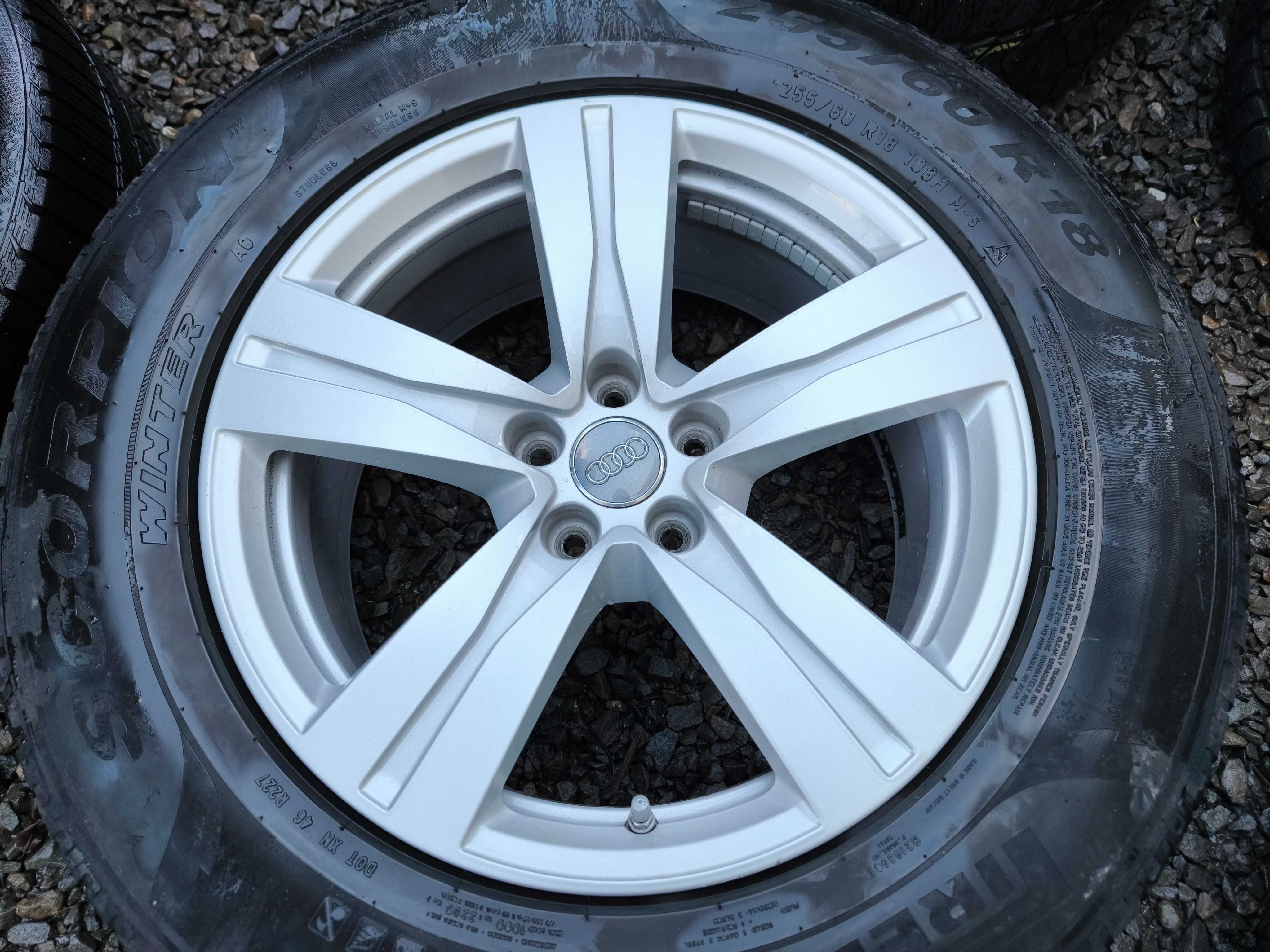 Koła Audi Q5 Q7 Q8 A4 A6 A7 A8 S6 S8 18 cali 5x112 ET25 Opony 255/60