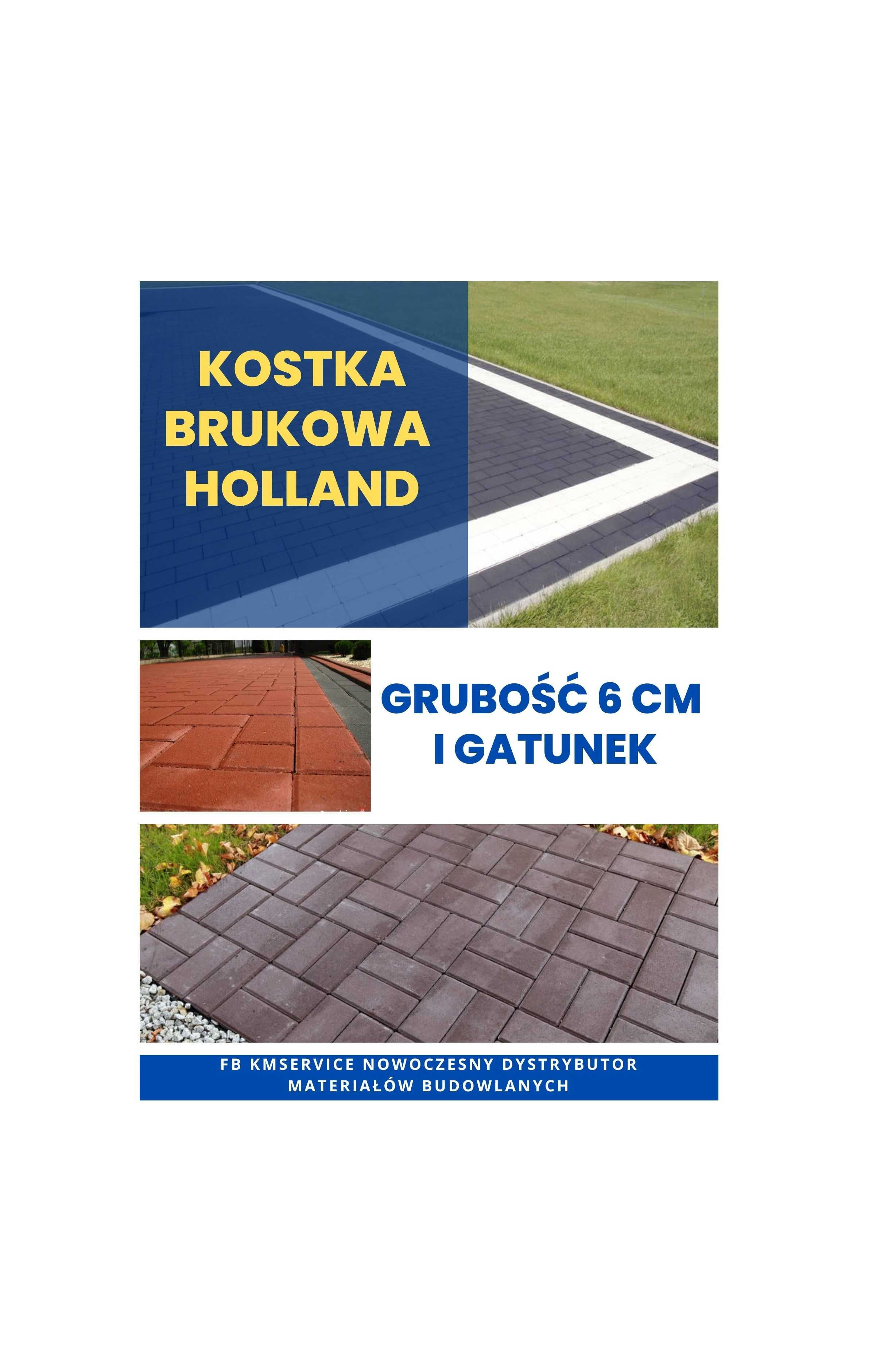 Kostka brukowa przemysłowa Holland 6 cm PROMOCJA Dostawa