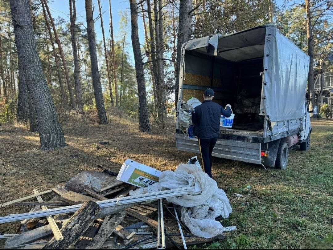 Вивіз сміття, мотлоху, вывоз мусора, вывоз строительного мусора