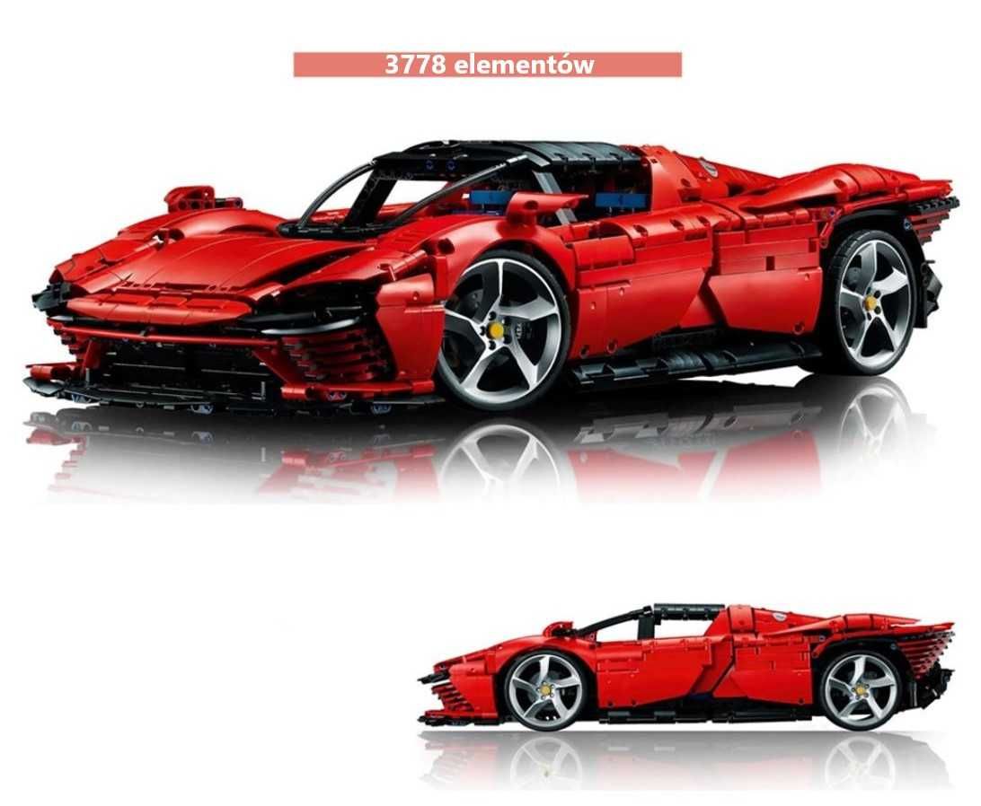 Klocki SuperCar Ferrari Daytona SP3 3778-elem 59cm zam. TECHNIC