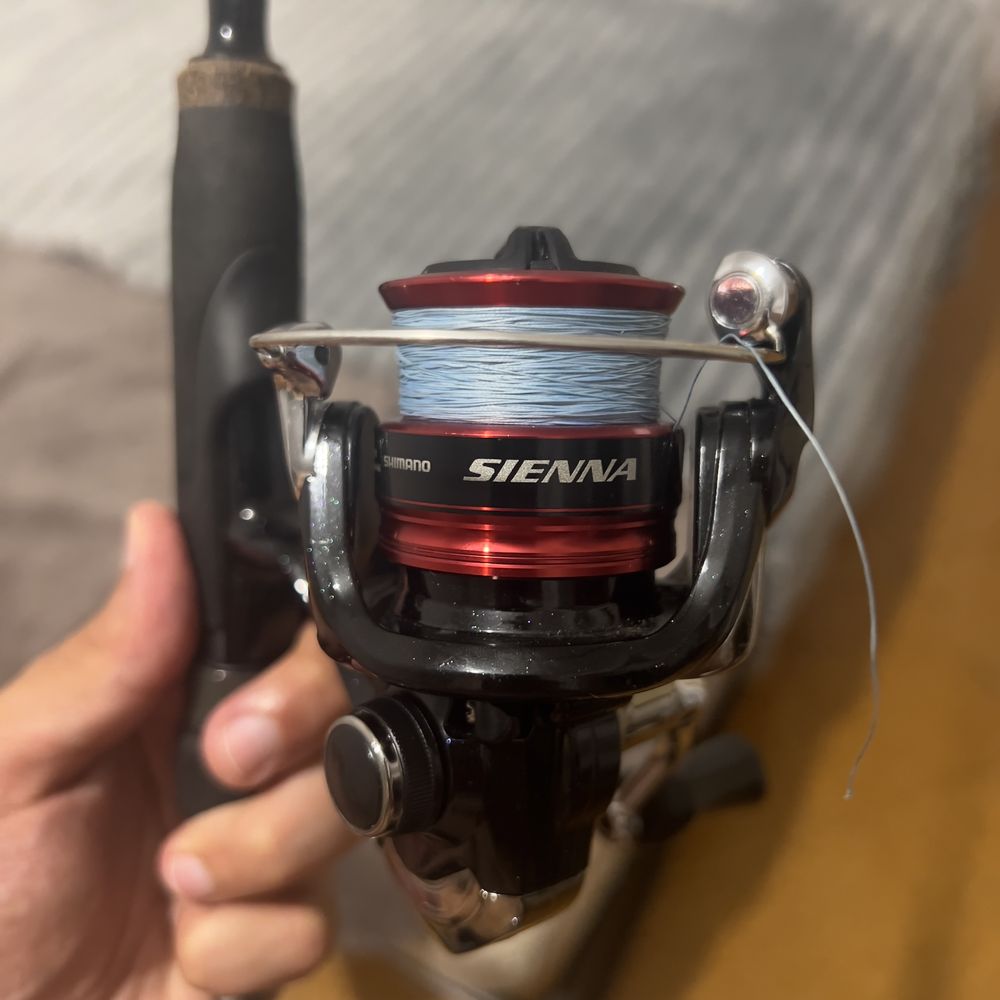 Conjunto de pesca spinning