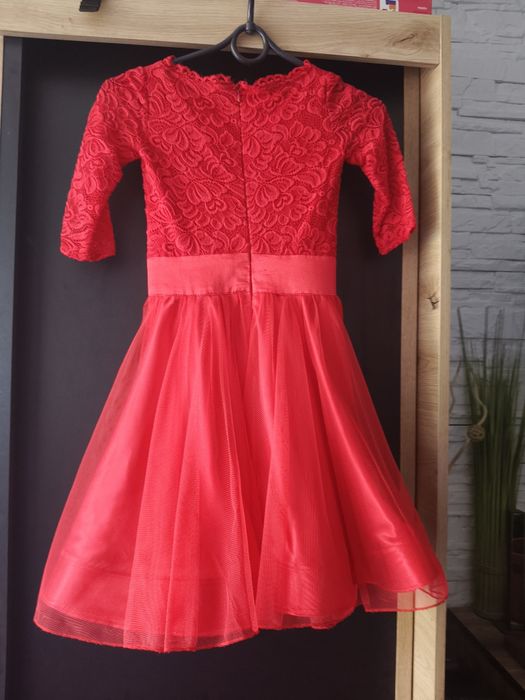 Sukienka pierwszy krok turniejowa 128/134