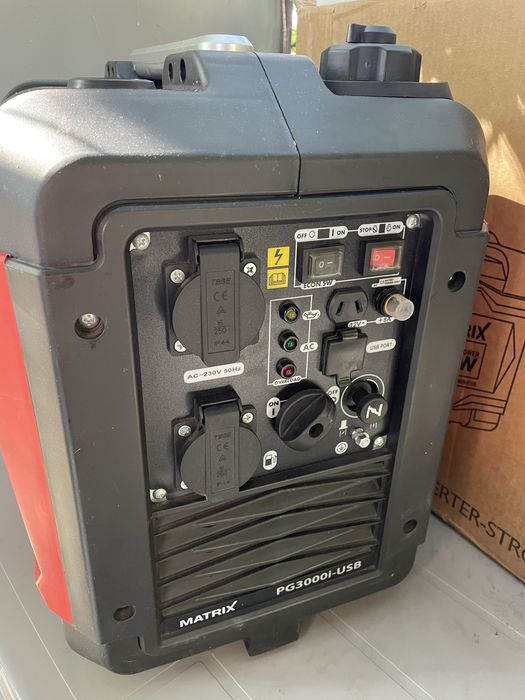 Matrix, бензиновый, бесшумный инверторный генератор, 3,3 KВт.Германия