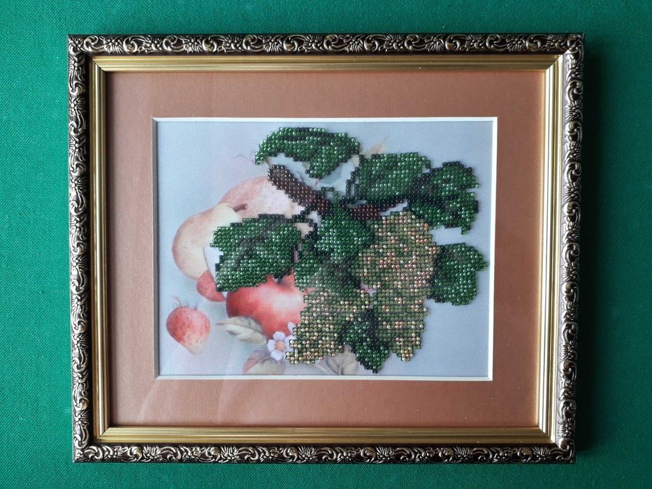 Комплект :4 картини бісером. Натюрморт .