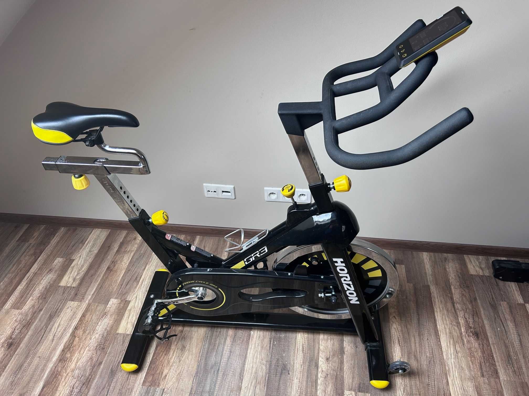 Rower spinningowy HORIZON FITNESS GR3 z wyświetlaczem LCD