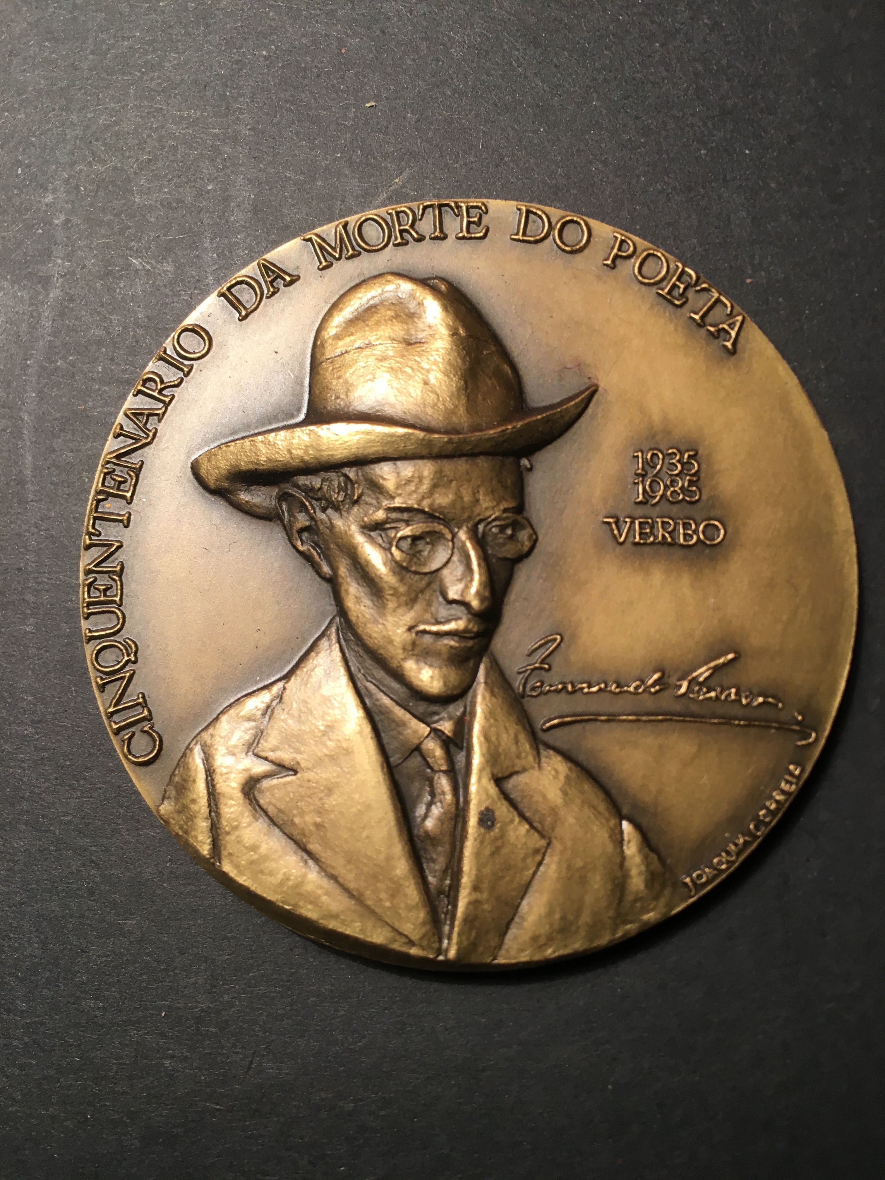 FERNANDO PESSOA - 4 vol. e medalha - edç. Comemorativa da Verbo