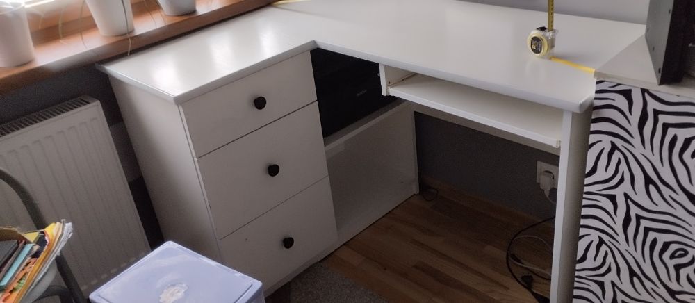 Biurko białe Rogowe Sprzedam!!