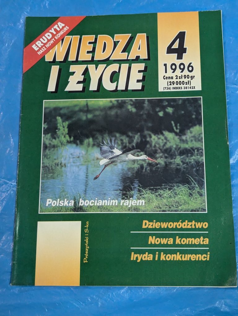 Stary Miesiecznik ,wiedza I zycie, 1996 kwiecien