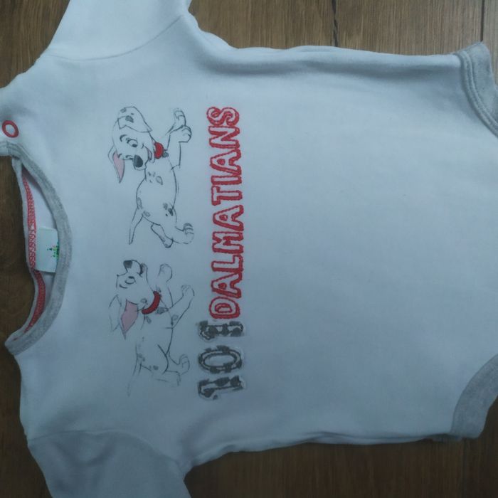 Pajacyk body zestaw 101 Dalmatyńczyków rozmiar 68