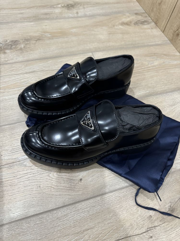 Лоферы прада Prada , лофери, оригінал, оригинал