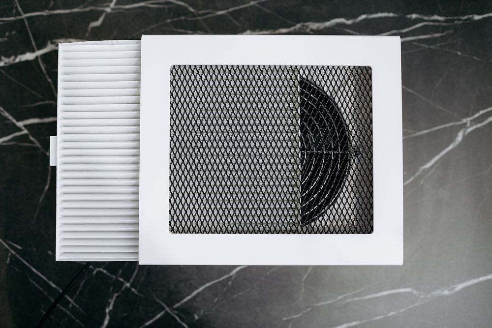 Настольная маникюрная вытяжка с hepa фильтром Air Max NF11 Plus