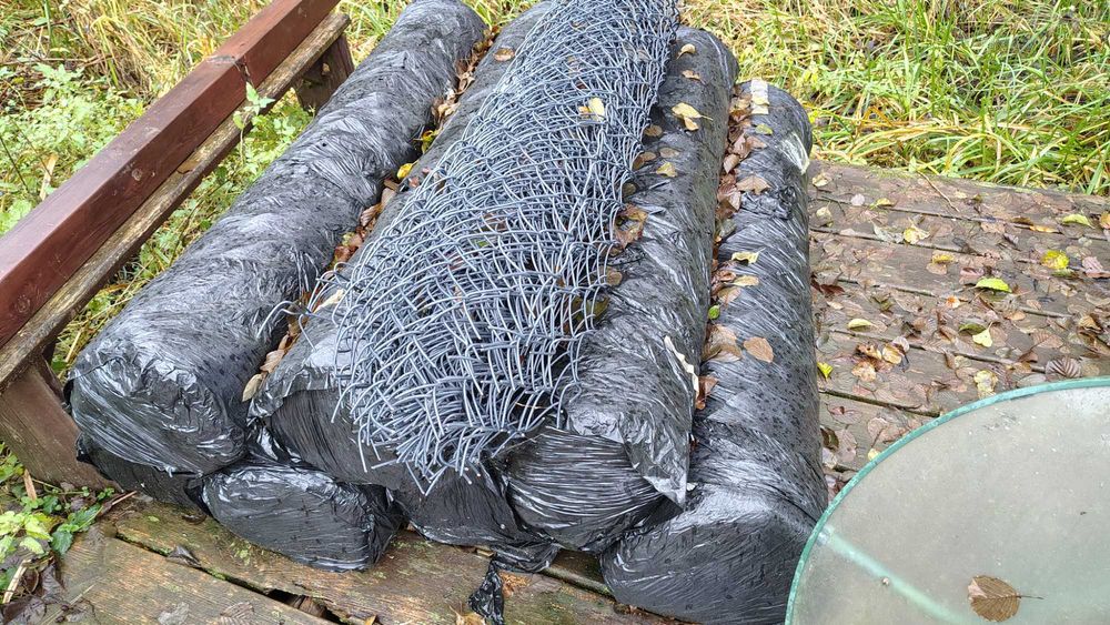 SIATKA Ogrodzeniowa 3.6mm 6,5x6,5cm 1,5m - 10mb POWLEKANA PCV GRAFIT