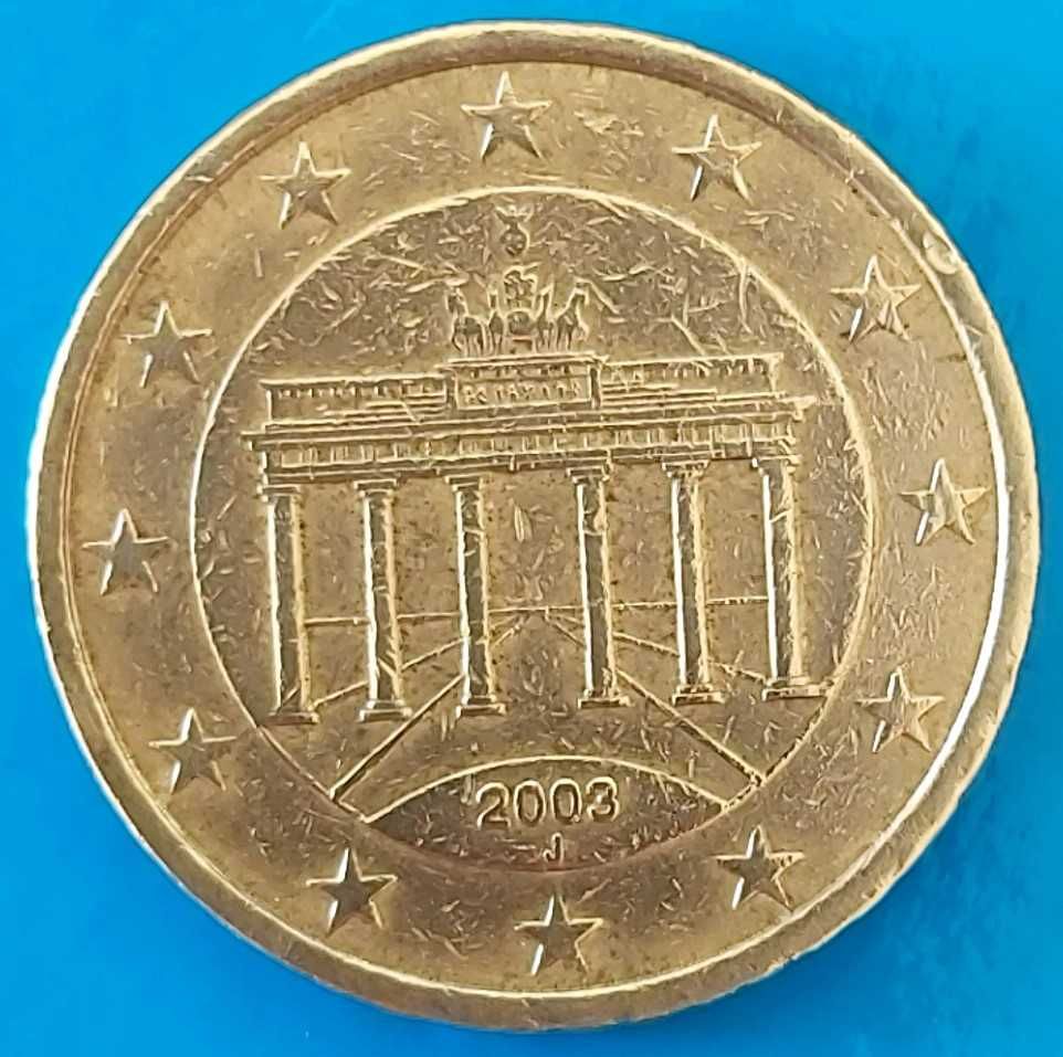 50 Cêntimos de 2003 Letra J,  da Alemanha