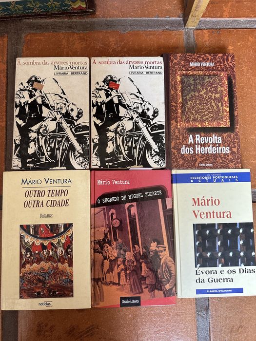 Lote de livros de Mário Ventura