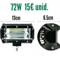 Focos led 72w 15€ unidade