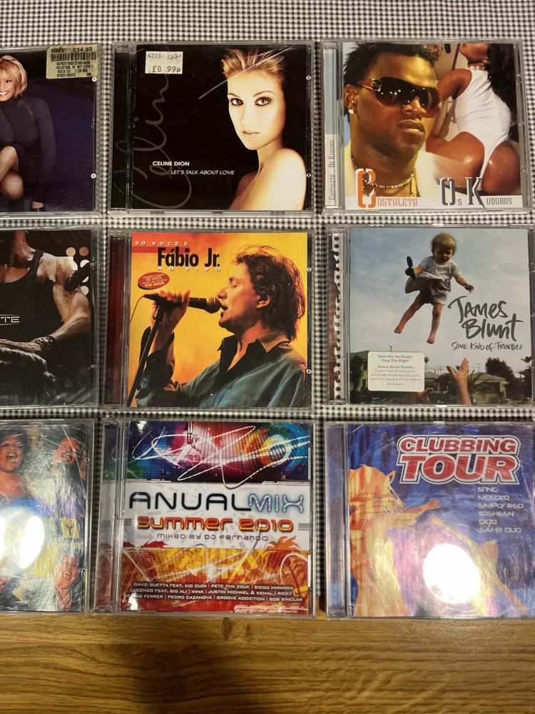 Cds música vários cantores ótimo estado