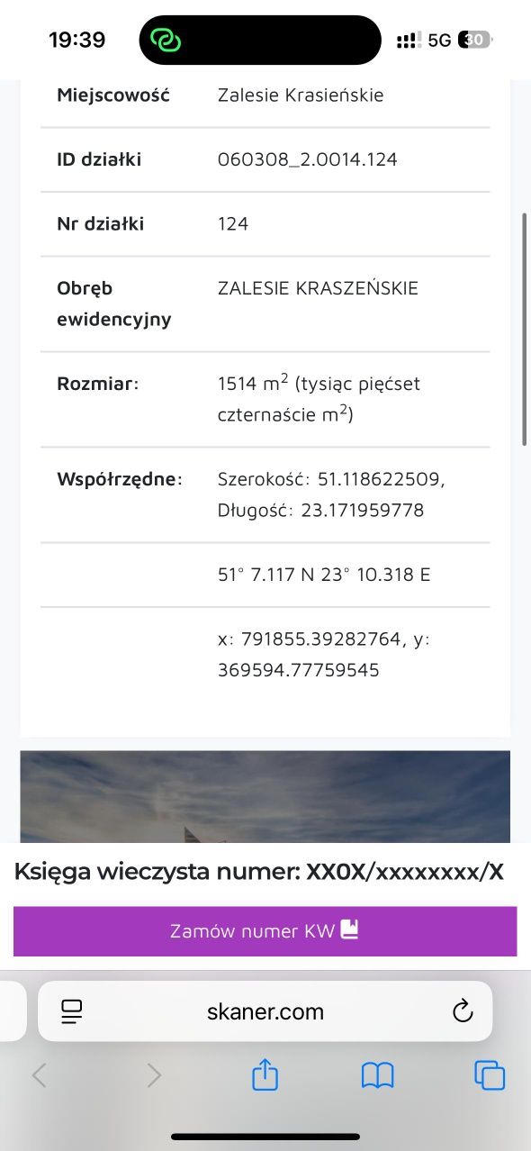 Działka w pieknej okolicy pow. 1500 m,