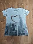 Bluzka damska, rozmiar L, 40, tshirt, Tchibo, woman, szara, vintage