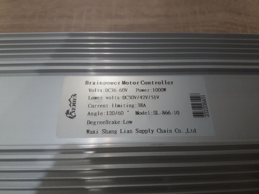 Sterownik BLDC 1000 wat 36/48/60v +wyświetlacz