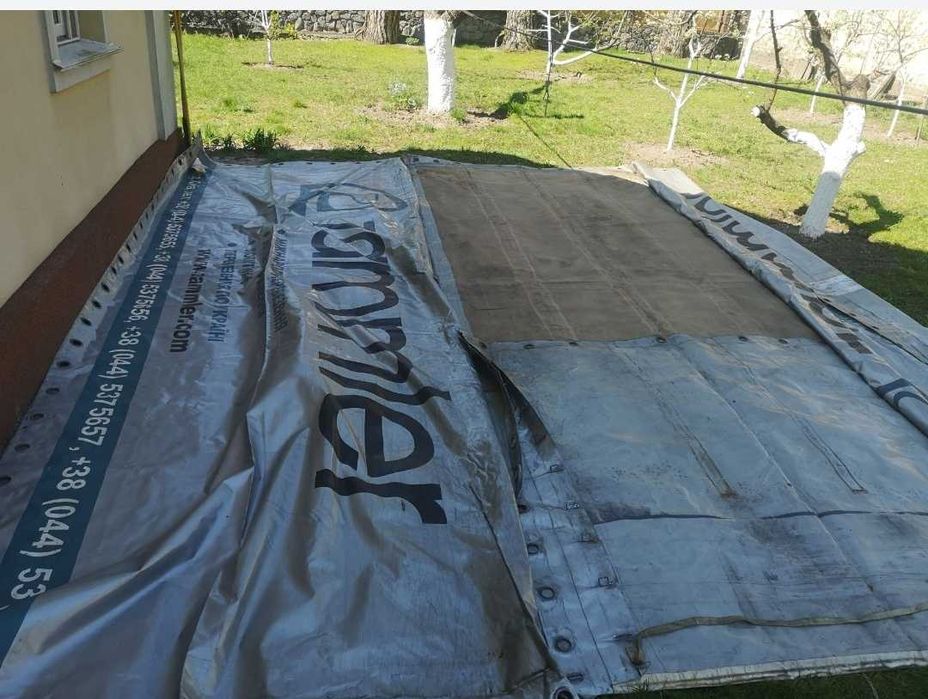 Тент на вантажівку, прицеп.