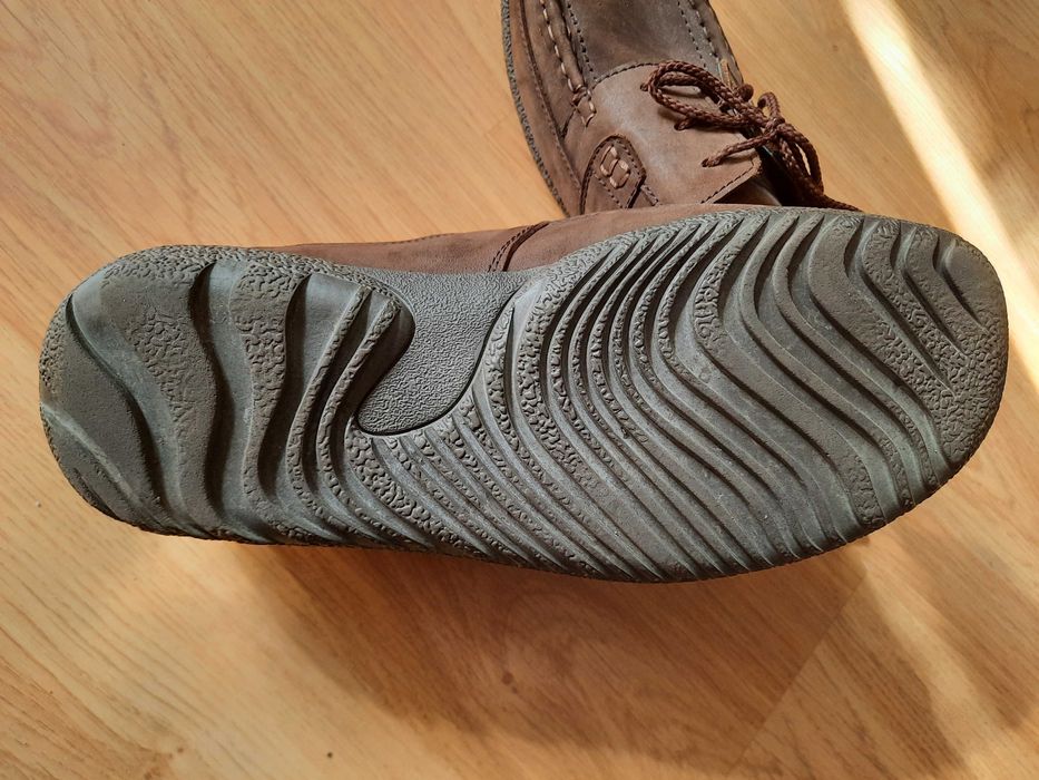 Мужские кожаные мокасины Clarks 43 р.