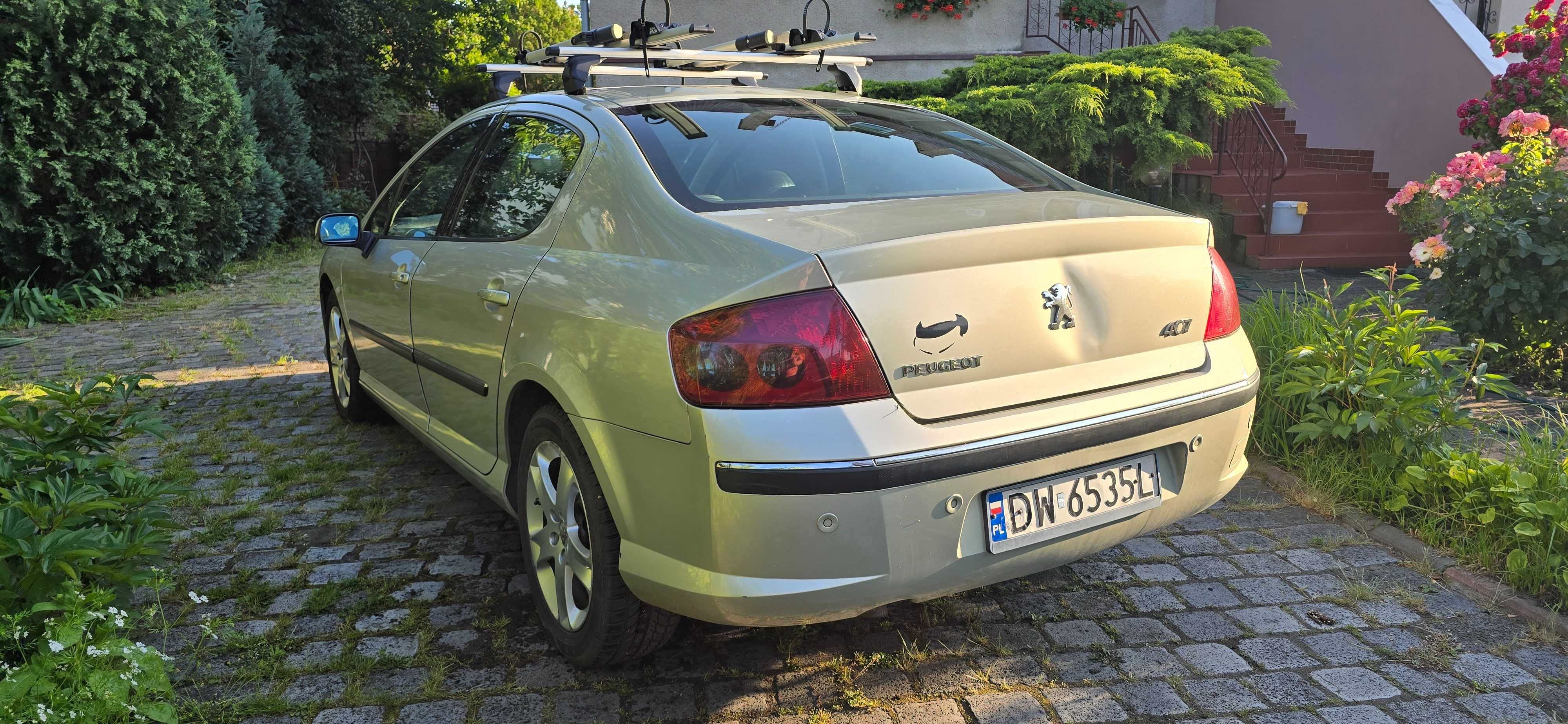 Sprzedam Peugeot 407 SV SPORT 2.2 benzyna 2004 r. z małym przebiegiem