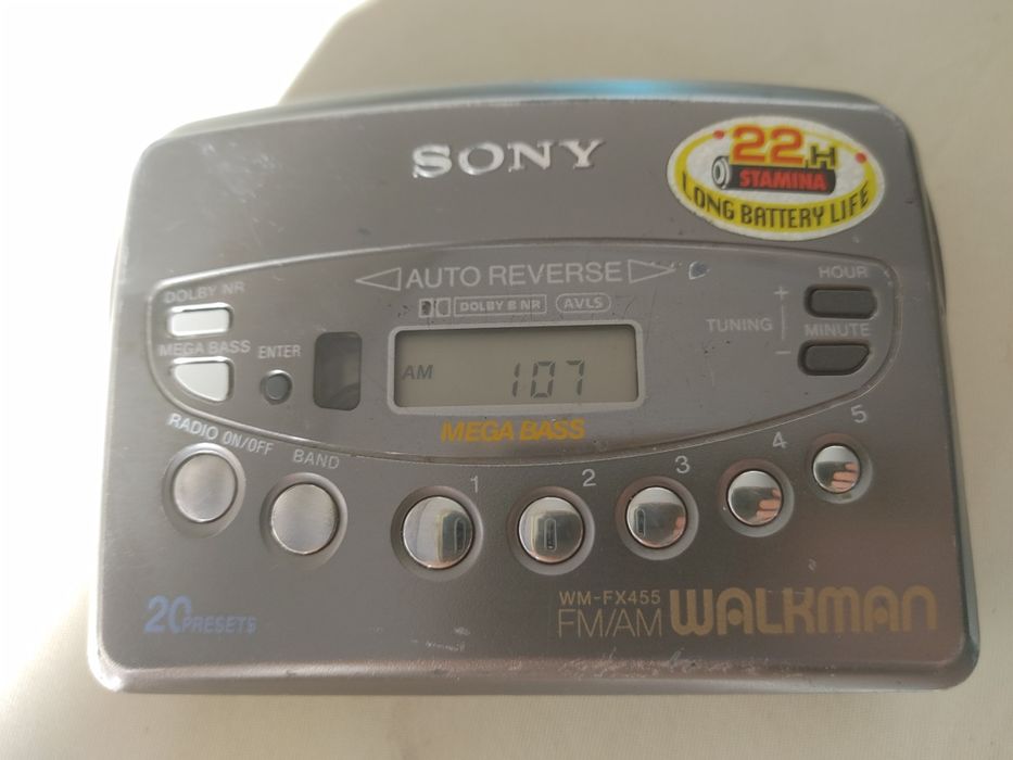 Sony walkman fx-455 кассетный плеер