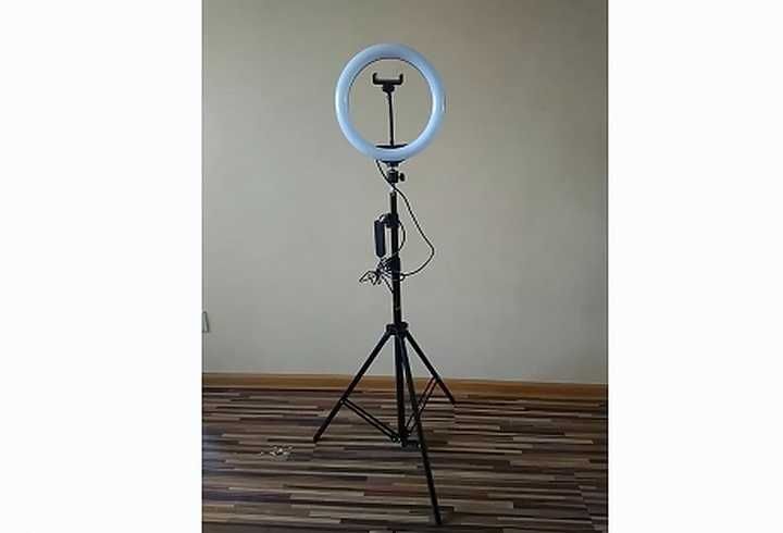 Кольцевая лампа RGB MJ300 Soft Ring Light 26 см + Подарок Штатив