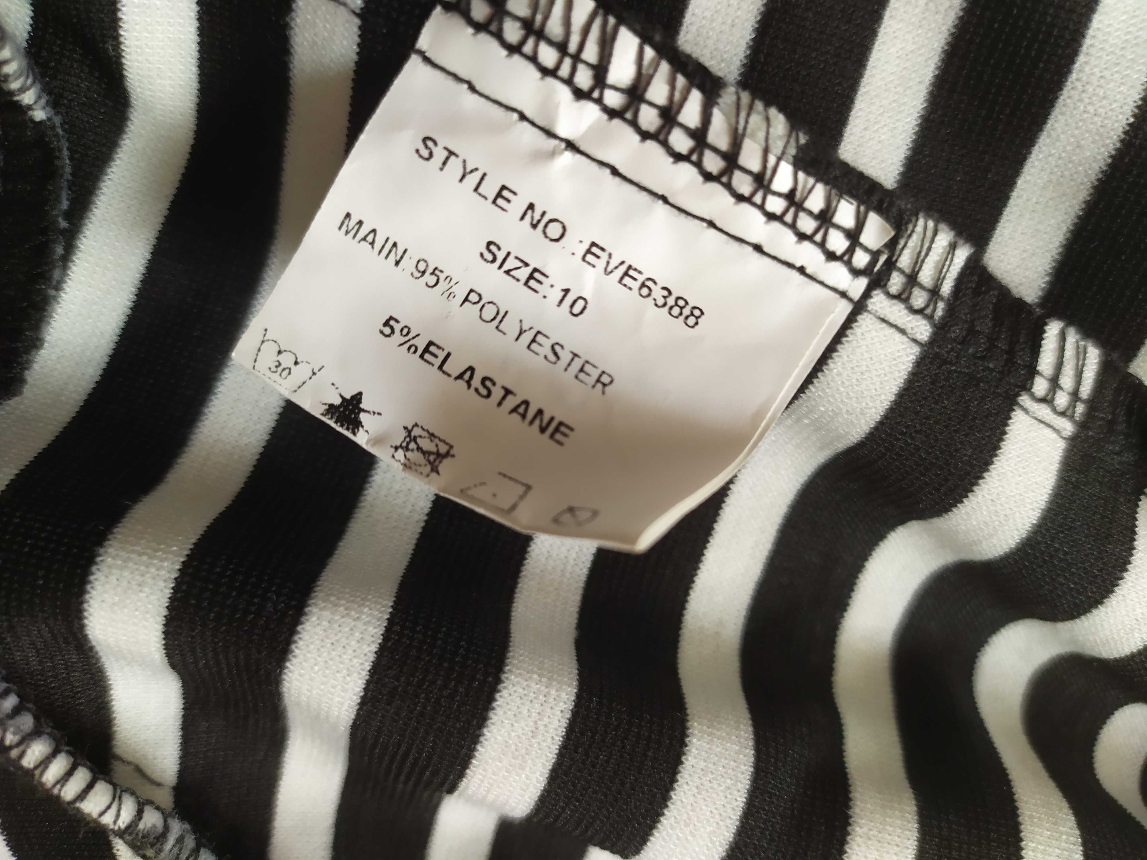 Marynarka damska żakiet Eve seduire M 38 paski zebra