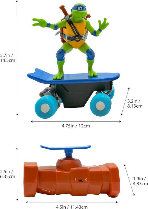 Фигурка Черепашки-ниндзя Донателло Леонардо на управлении TMNT