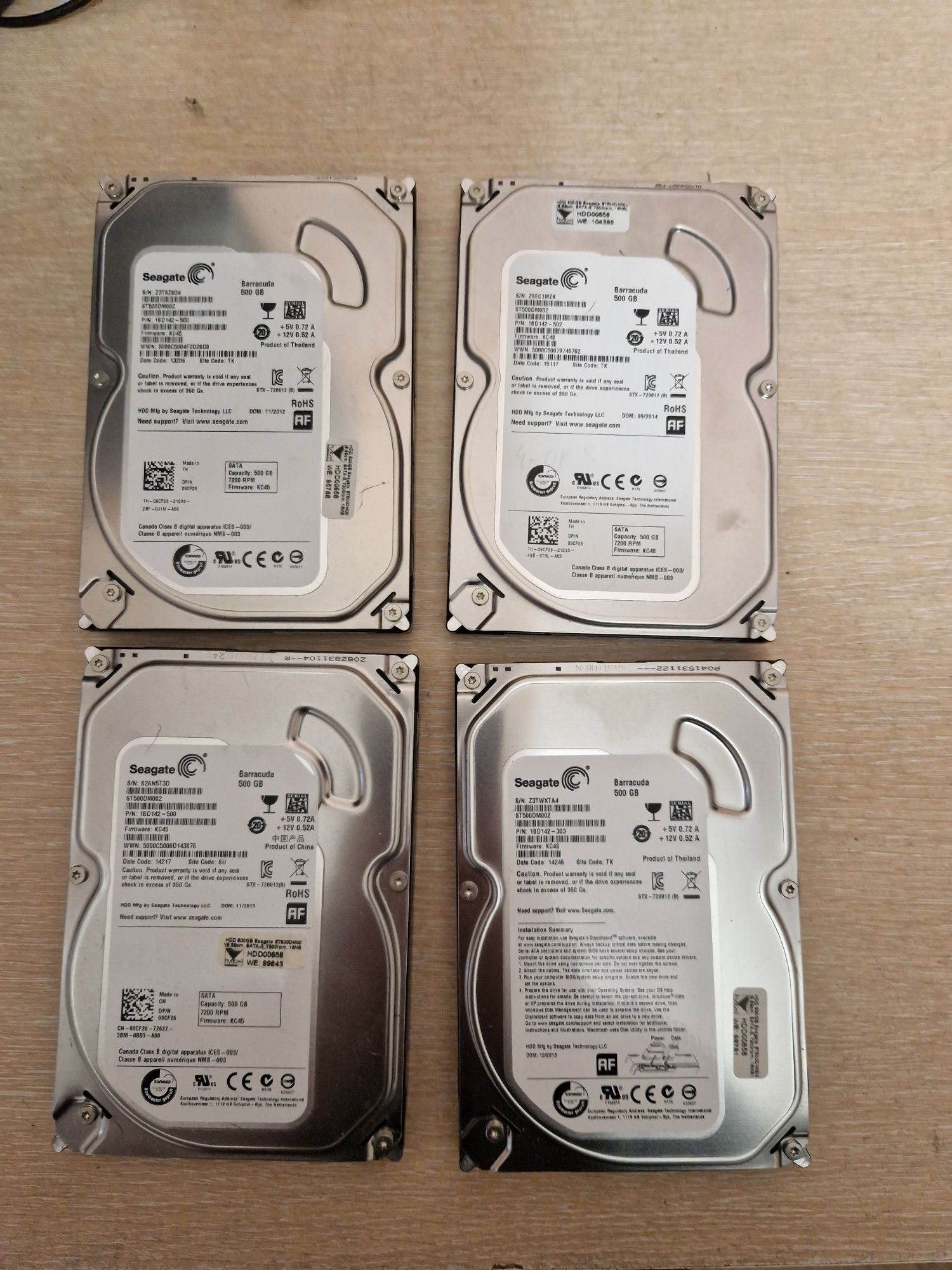 Диски hdd 2.5" та 3.5" 500gb-стан гарний