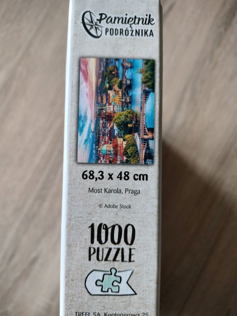 Puzzle Trefl 1000 elementów - Most Karola, Praga