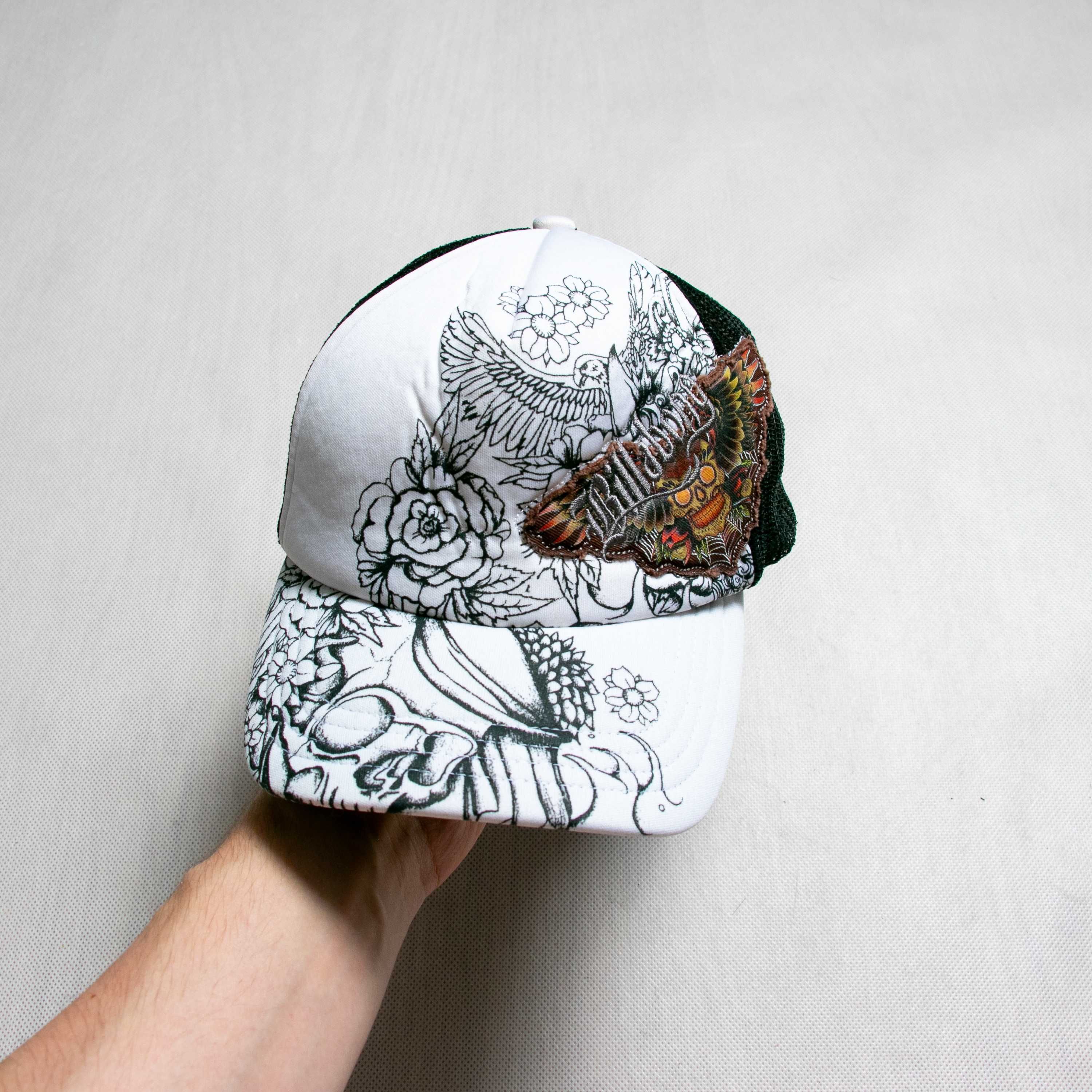 Billabong y2k czapka z daszkiem trucker cap ed hardy style