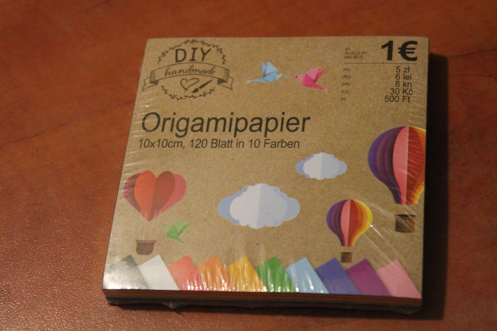 Papier origami nowy