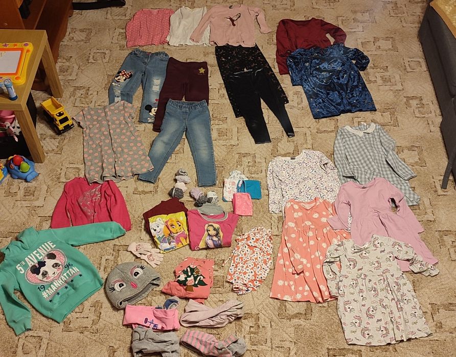 Mega paka ubranek dla dziewczynki 110