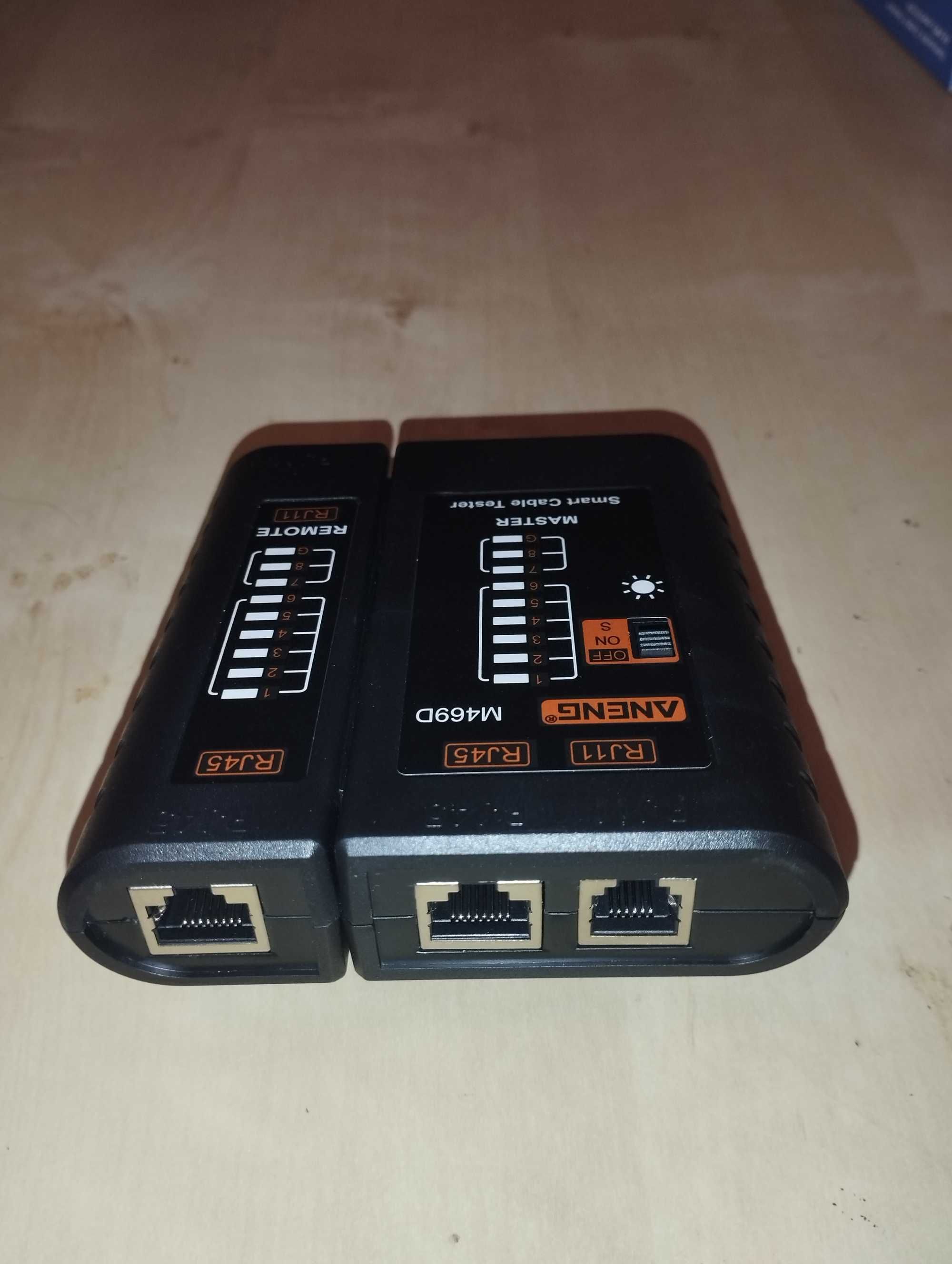 Testador De Cabo De Rede RJ45 e RJ11