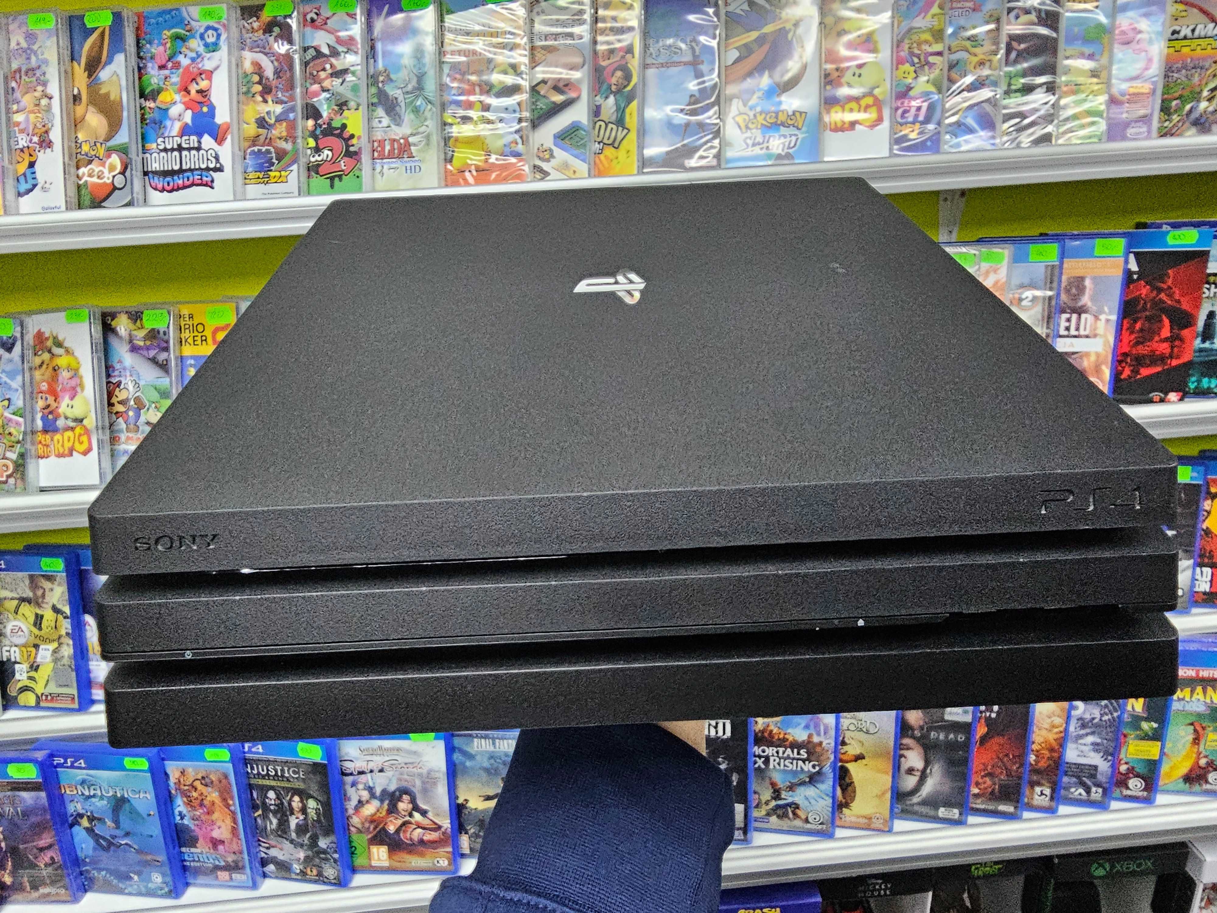 Tania i z gwarancją Konsola PS4 PRO 1TB + 5 gier Gwar 3m SKLEP ZAMIANA