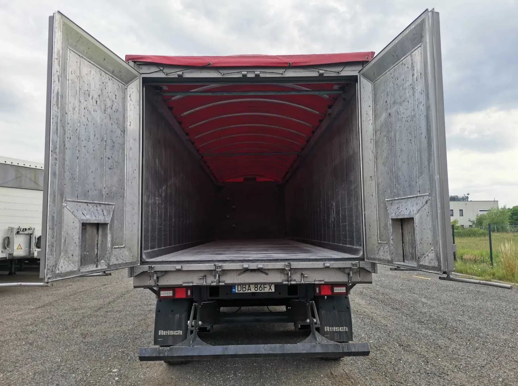 Wynajem - naczepa wywrotka Reisch 50m3 dach Cramaro Manualny