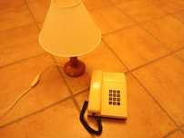 Conjunto Candeeiro e Telefone de Secretaria
