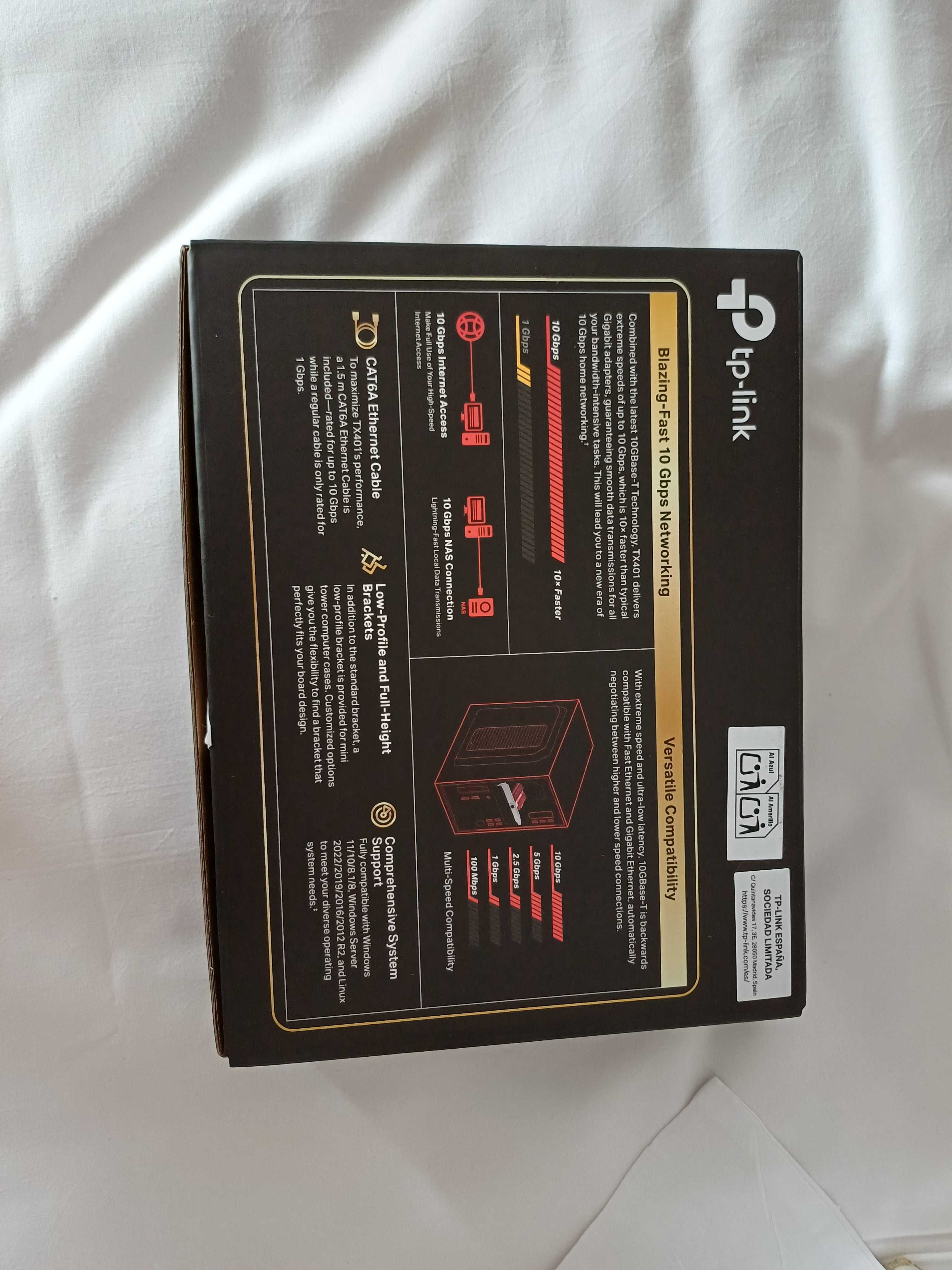 Placa de Rede TP-Link para internet fibra de 10gbps